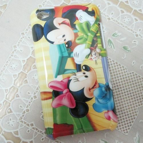 1XCUTE Mickey Minnie Beaty Fish Hard Skin Case Cover for iPod Touch 4 