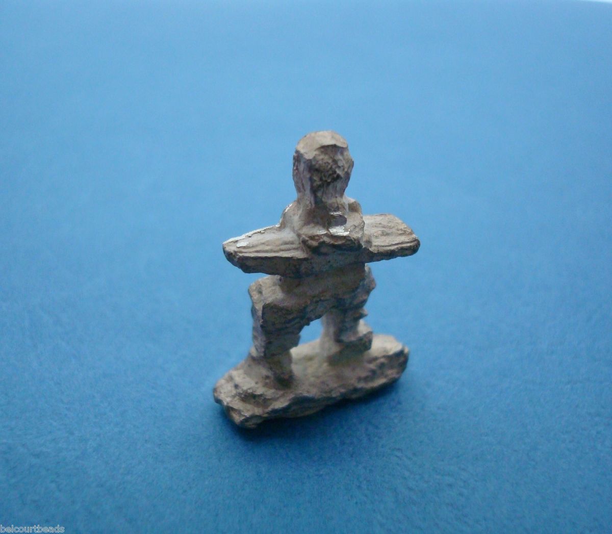 Sterling Silver 925 Raw Unpolished Inukshuk 8 grams of Silver