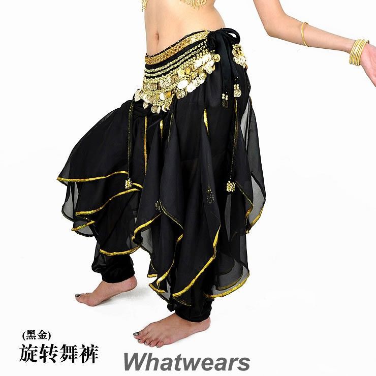 Belly Dance Frills Bollywood Dancing Costume Pants K19