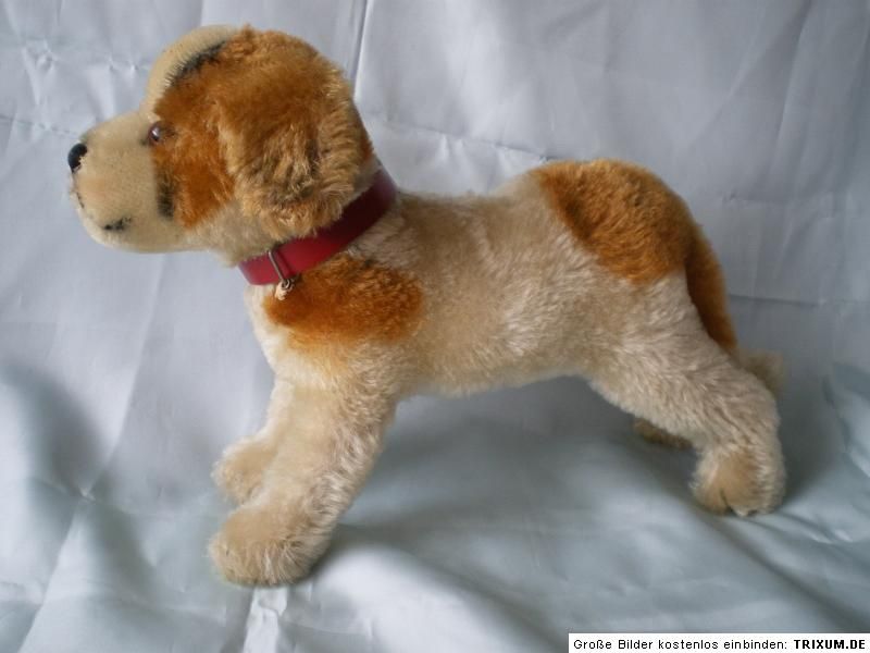 Steiff Dog St Bernard 22 cm IDs VGC RAR