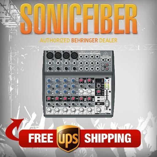 Behringer Xenyx 1202FX 12 input 2 Bus Mixer, 24 Bit Multi FX Processor 