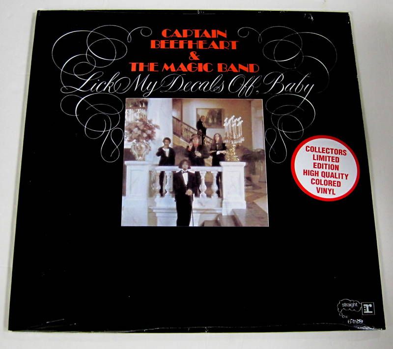 Captain Beefheart Lick My Decals Off Colored Vinyl New