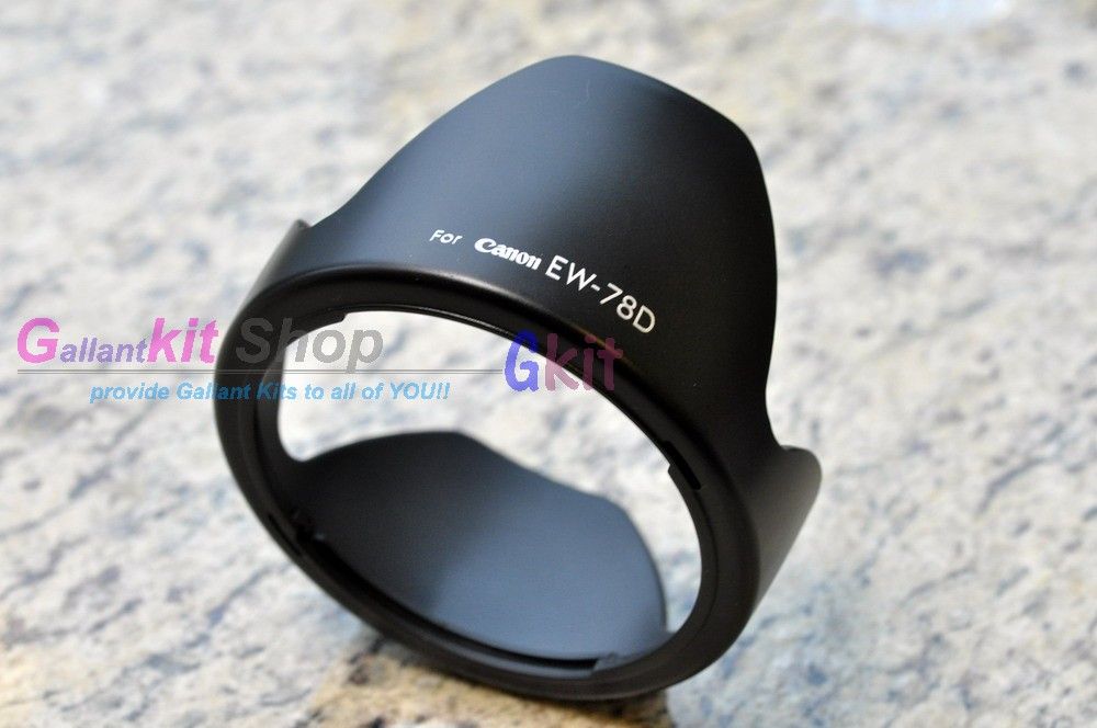 72mm EW 78D Lens Hood for Canon EF 28 200mm F 3 5 5 6