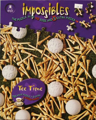 Bepuzzled Impossibles Tee Time Golf Jigsaw Puzzle New