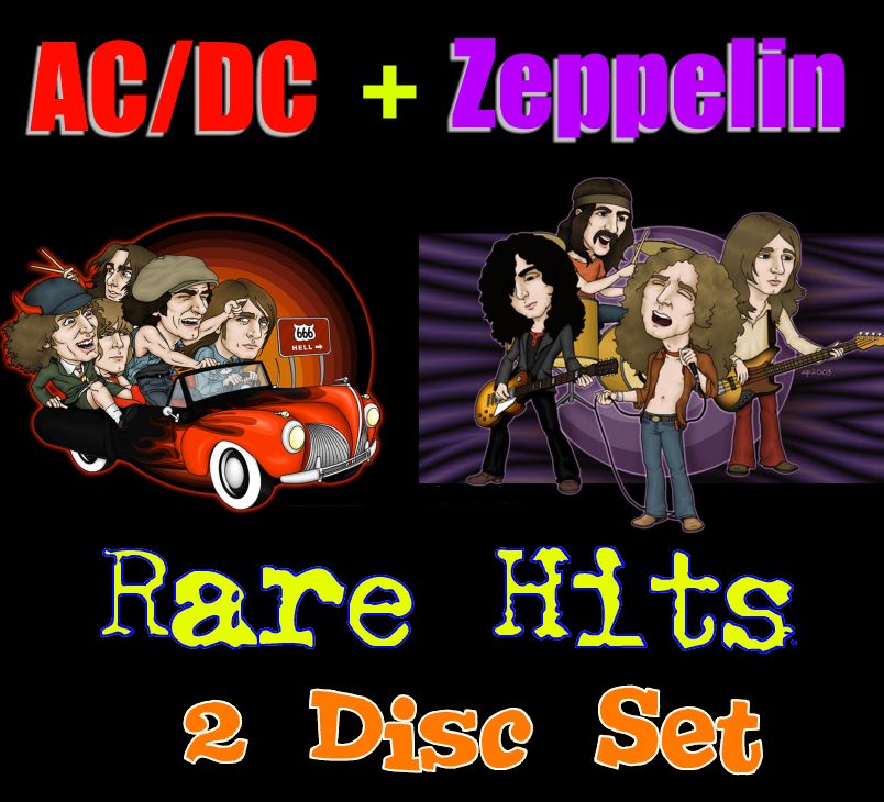    Karaoke CDG Led Zeppelin AC DC Steel Dragon Stevie Ray Benatar Rare