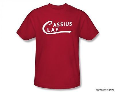 Muhammad Ali Cassius Clay Logo Officially Licensed Adult Shirt S 3XL
