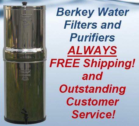 Water Filter Purification System Imperial Berkey 6 Fre