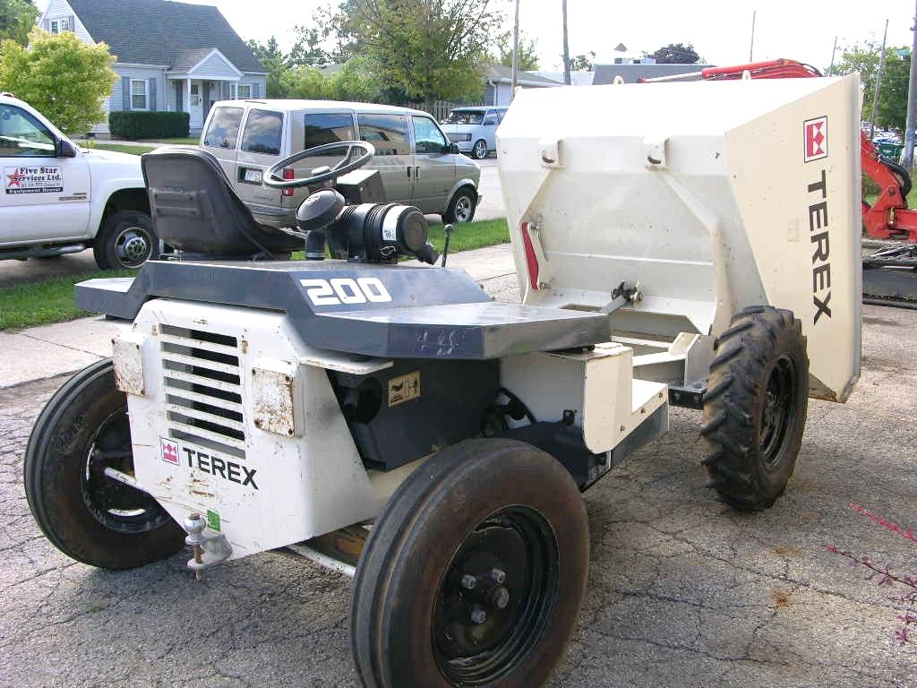 2005 Terex Benford 200KR 1 Cubic Yard Ride on Concrete Power Buggy 