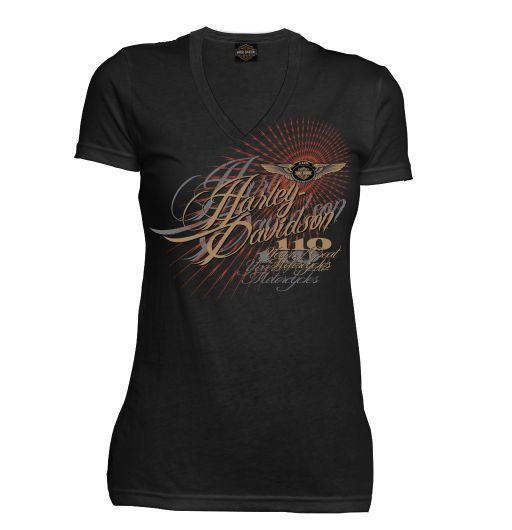 HARLEY DAVIDSO​N® WOMENS LIMITED EDITION 110TH ANNIVERSARY T SHIRT 