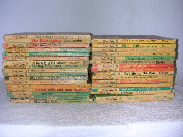 Up for auction is this lot of 33 vintage Dr. Seuss hardback books 