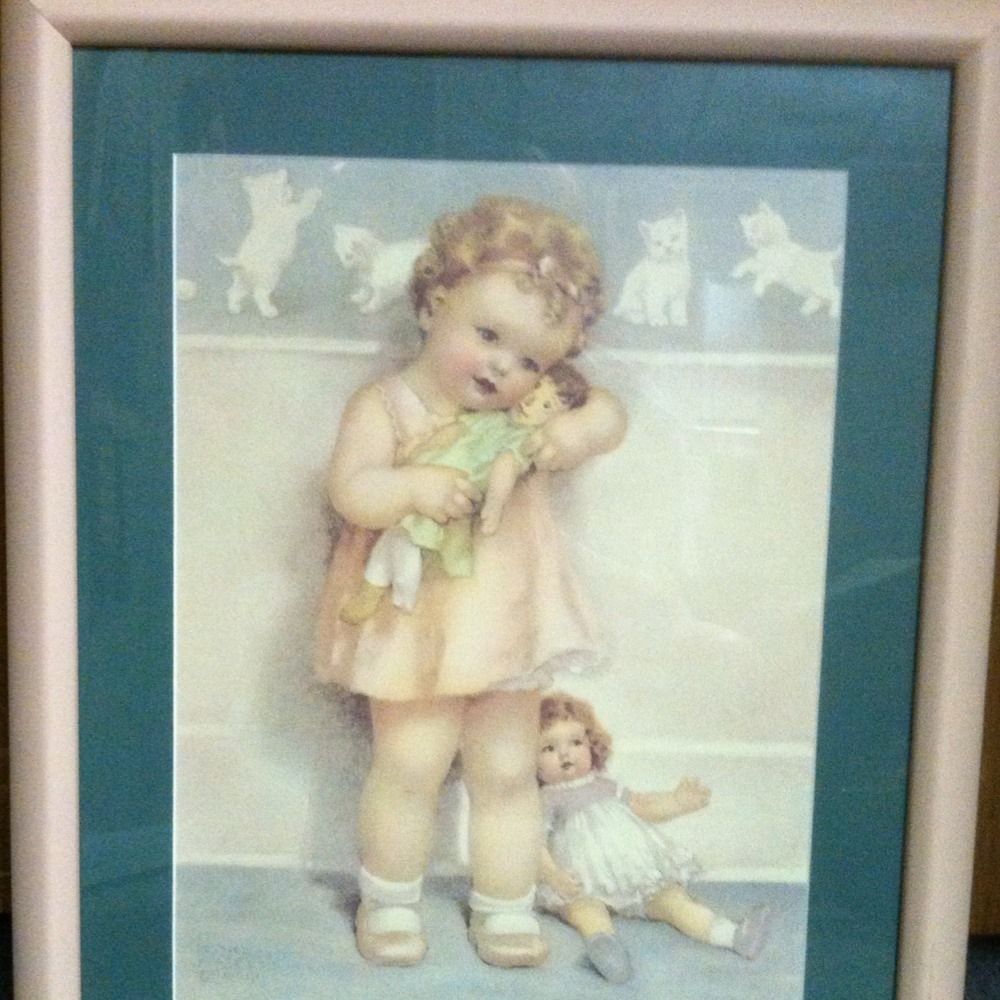 BESSIE PEASE GUTMANN CUSTOM FRAMED PRINT LARGE