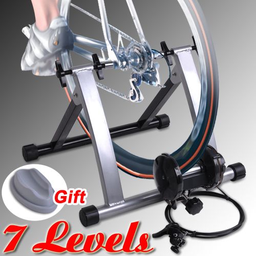    Resistance Bicycle Trainer 7 Levels Bike Stand Stationary Indoor