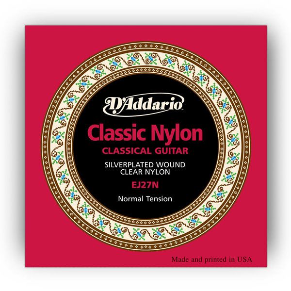 Addario EJ27N Classical Guitar Nylon String Normal Tension