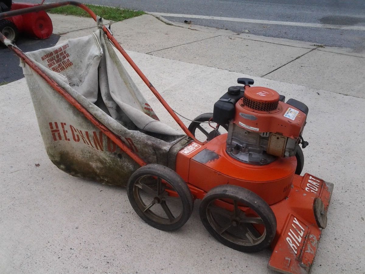   Hechingers Old Vintage Billy Goat Leaf Vacuum Oldie But Goodie