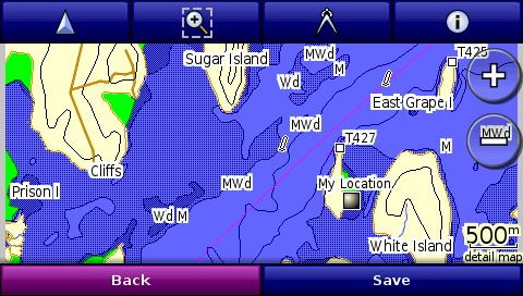 New feature Garmin GPS software & BlueChart® supported