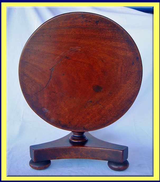   Miniature Tilttop Table Mahogany Beverly Sills Estate 4073