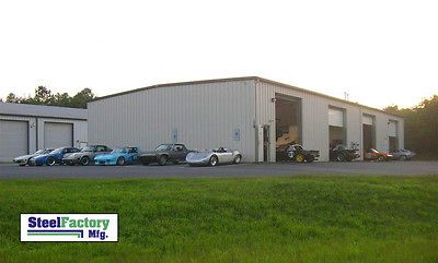 Steel Factory Mfg 50x50x16 Prefab Auto Repair Commercial Truck Storage 