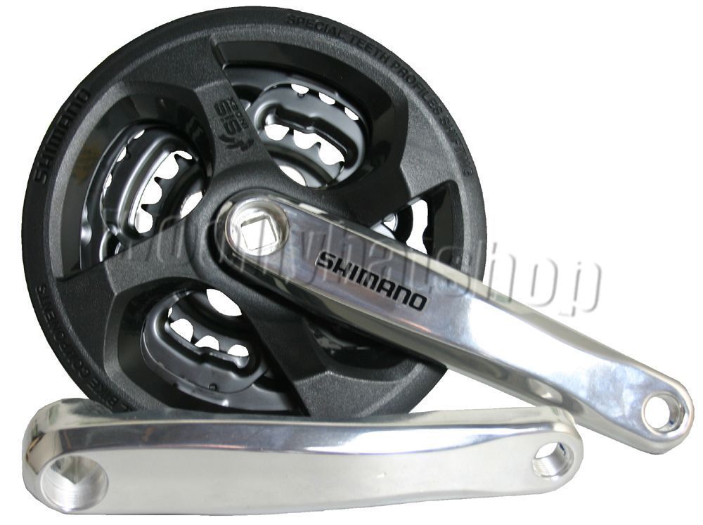 Shimano Tourney FCM131 MTB Bike Cranks 48 Chainguard