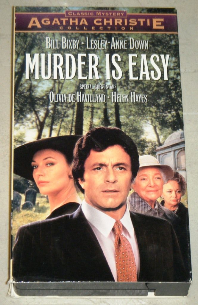   IS EASY CLASSIC MYSTERY VHS, Warner Brothers 1982   Bill Bixby   OOP