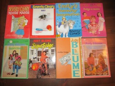 21 Judy Blume Beverly Cleary Lot Superfudge Ramona Ribsy Mouse 