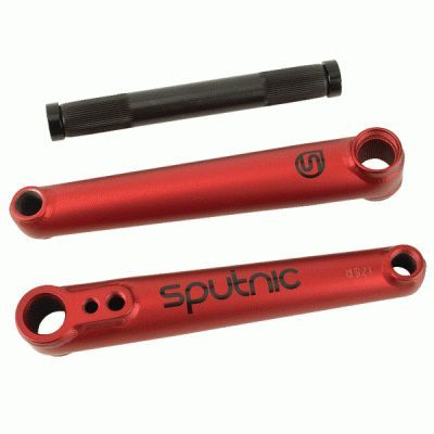 SPUTNIC 3 PC BMX FLATLAND BICYCLE CRANKS 165mm KHE ODYSSEY ST MARTIN 