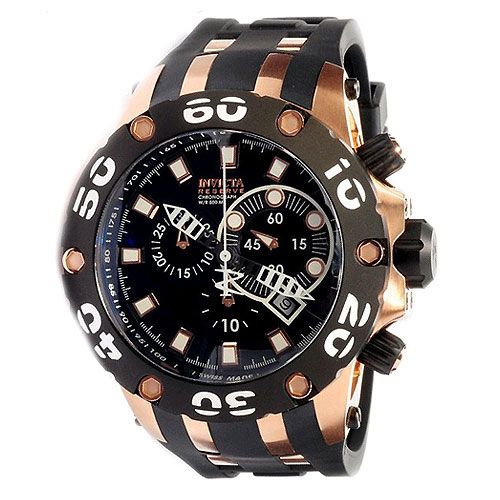 New Invicta Reserve Chronograph Black Mens Watches 0918