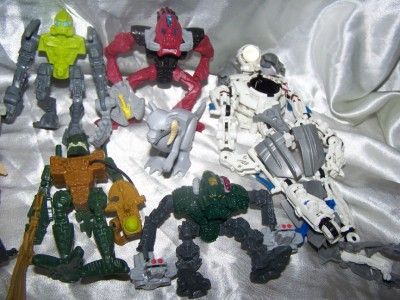 Lego Bionicle Figures Lot of 12 Toys Loose Lot Awsome Set