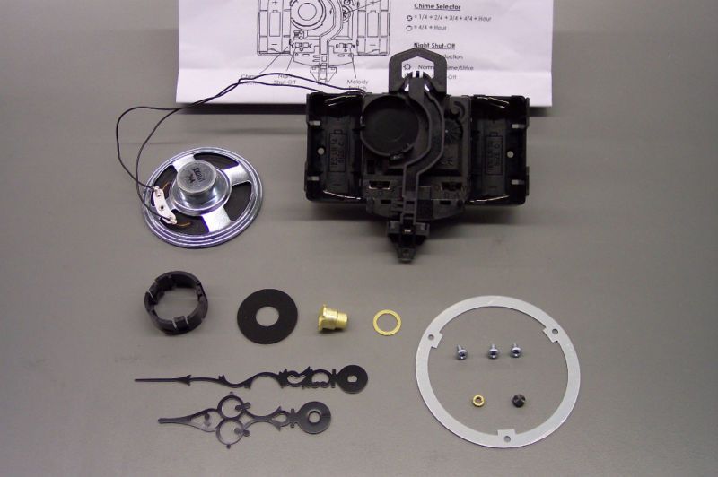    QUARTZ PENDULUM CLOCK MOVEMENT KIT WESTMINSTER BIM BAM repair parts