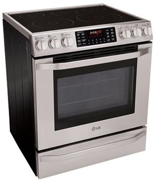 LG 30 Studio Series Slide in Electric Range Convection Bake Roast 