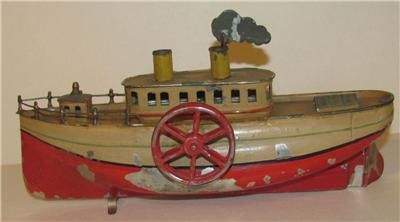 Carette Tin River Boat Paddle Wheeler EX Forbes