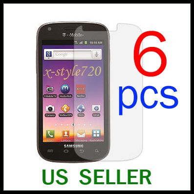 6pcs LCD Screen Protector Guard Film Samsung Galaxy S Blaze 4G