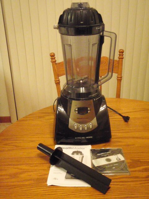 LIVING WELL MONTEL WILLIAMS HEALTHMASTER FRUIT JUICER BLENDER