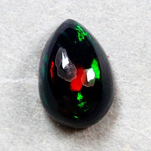   Australian Lightning Ridge Black Opal Cab Natural 9x6x4mm E168