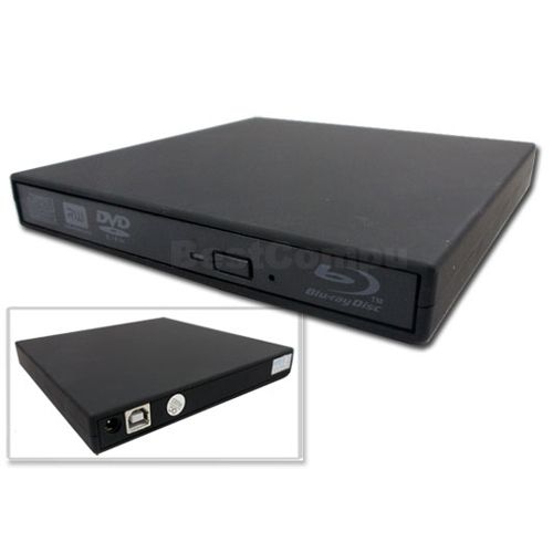 New USB Blu Ray 6X Burner Drive BD R External Recorder