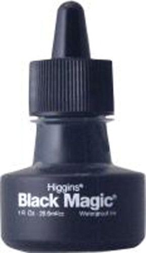 Art Drawing Supplies Higgins Black Magic India Ink 1oz