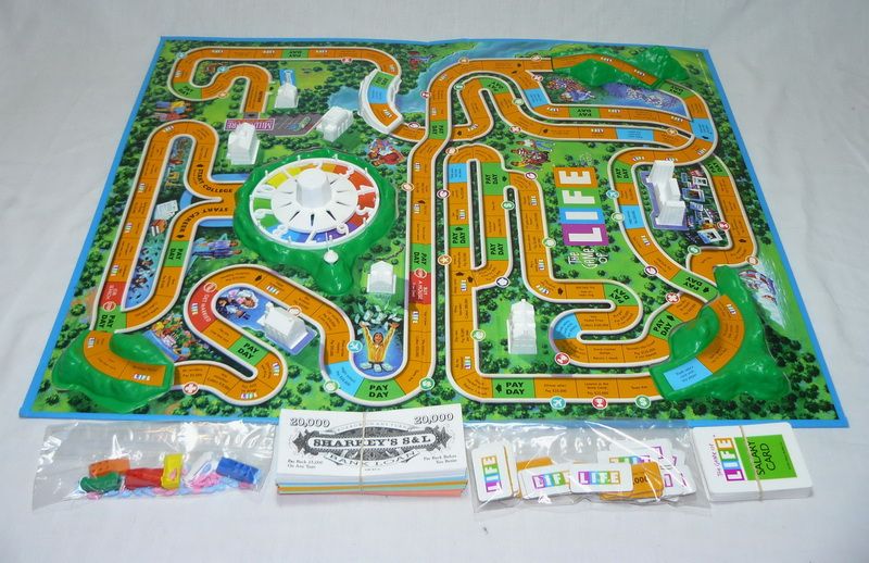 1991 The Game of Life Complete Board Game Vintage Classic Family Fun 