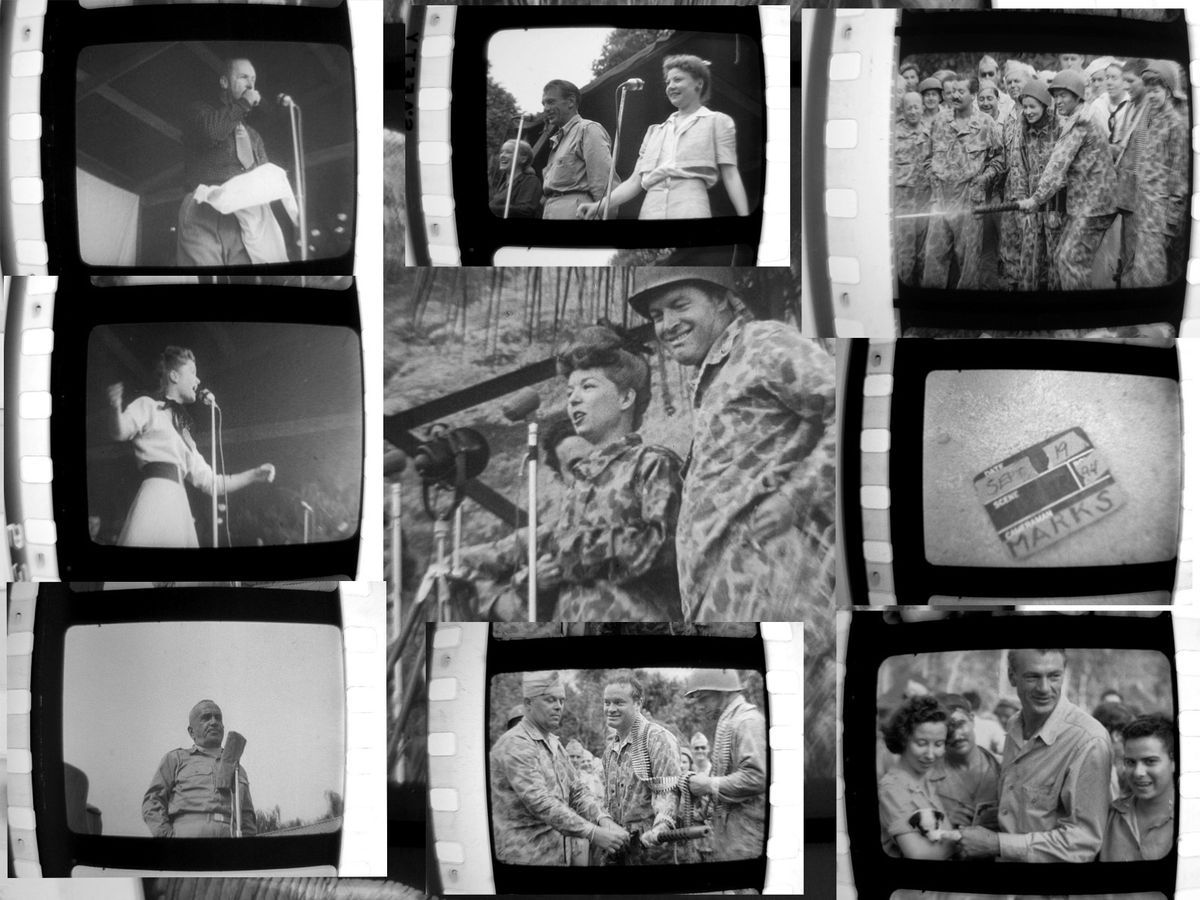 35MM BOB HOPE AL JOLSON GARY COOPER FRED ASTAIRE EDGAR BERGEN WW2 