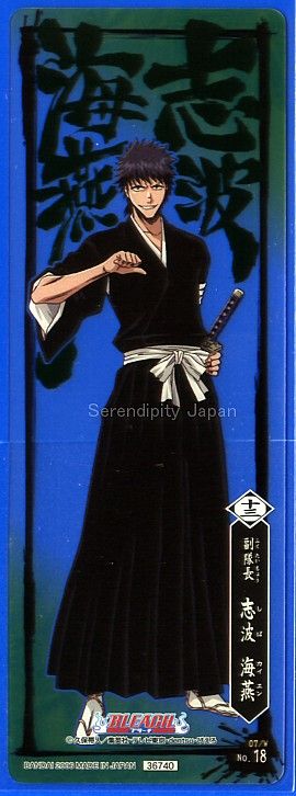 description series bleach character kaien shiba format bookmark 