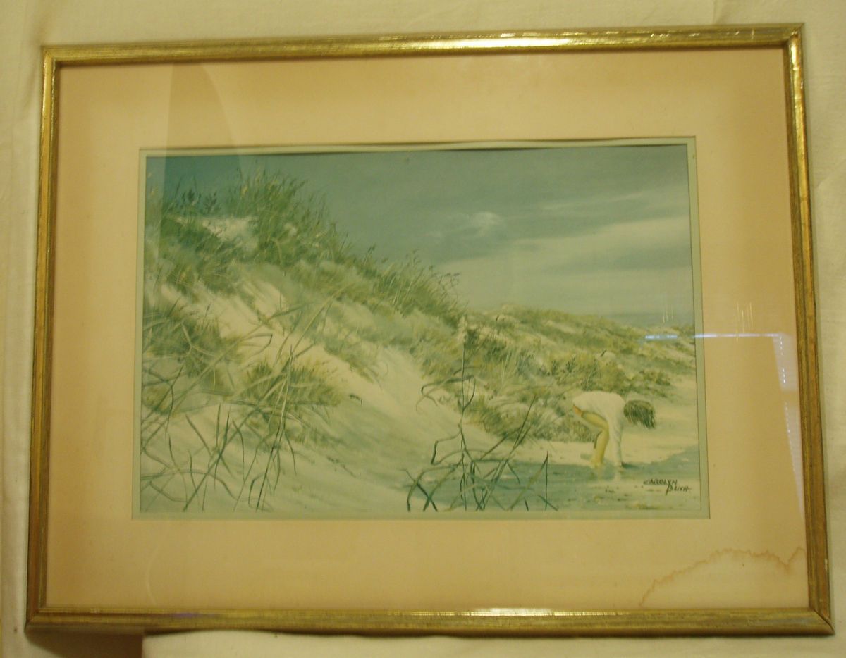 FRAMED PRINT OF “SEASHELLS” BY CAROLYN BLISH