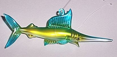 Beautiful Blue Marlin Sport Fish Christmas Ornament