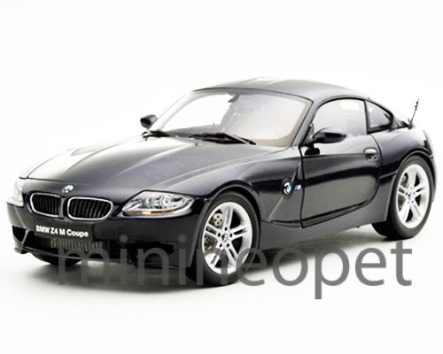 description model bmw z4 m coupe 1 18 08583bk opening hood doors trunk 