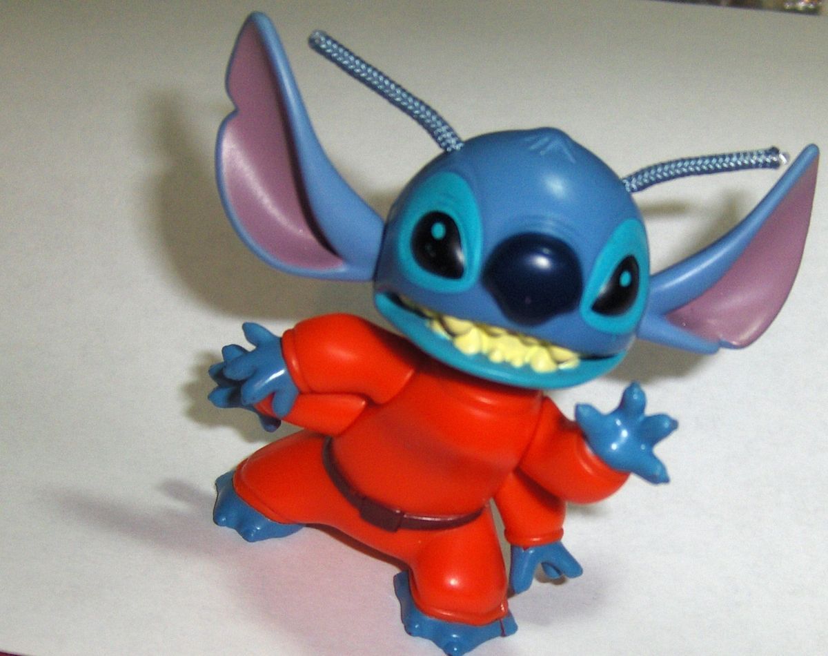 Mcdonalds Toy Disney Lilo Stitch Movie Pet Bobblehead PVC Figure Cake 