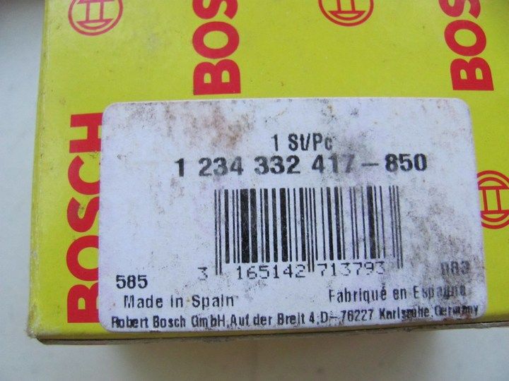 Mercedes Benz 190E Distributor Rotor Bosch 1234332417