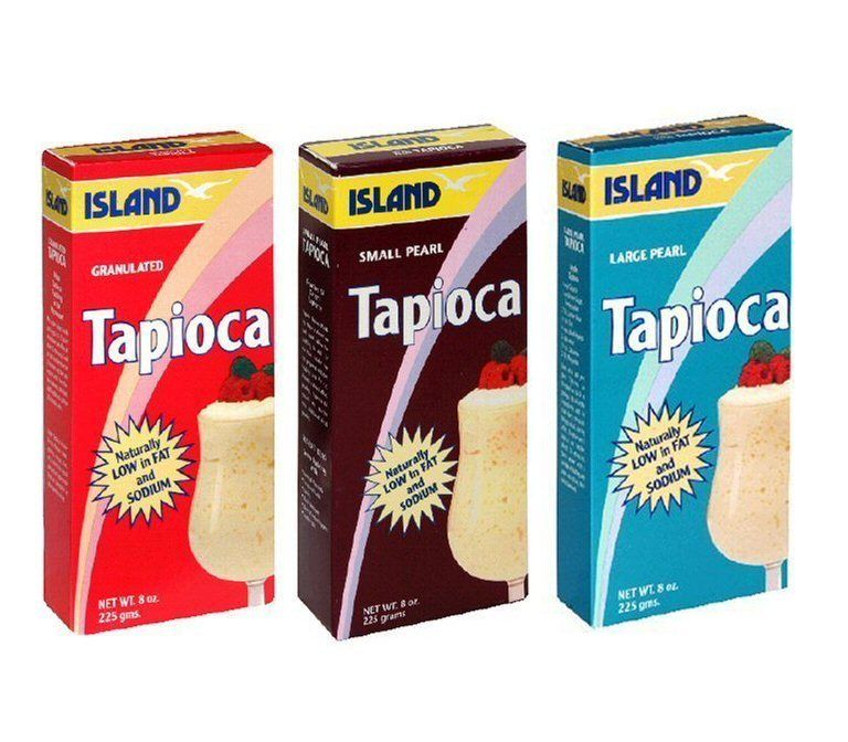 Island Tapioca Granulated Small or Large Pearl 12pk