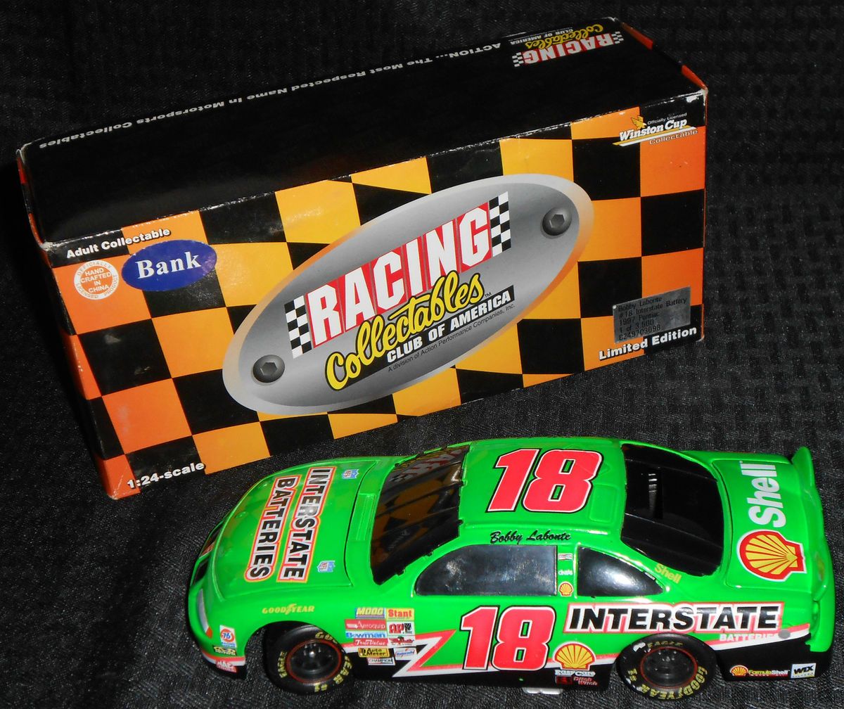 Bobby Labonte 18 Interstate Lmt Edition Bank 1 24 1997 NASCAR Die Cast 