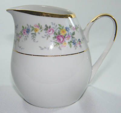  Bohemia Czechoslovakia China Creamer Floral