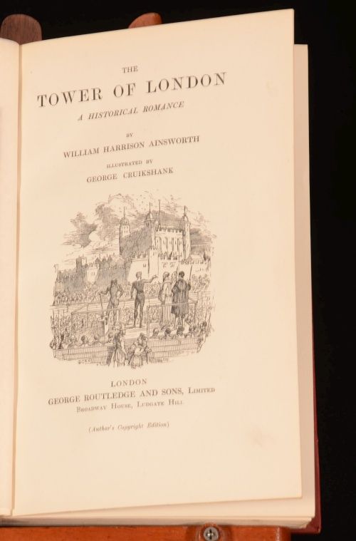 C1895 8VOL Works of William Ainsworth Historical Novels Guy Fawkes 