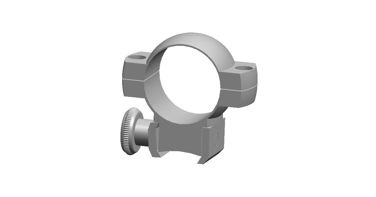 scope rings 3/8 groove mt. for Redfield or Weaver 3/4 dia 