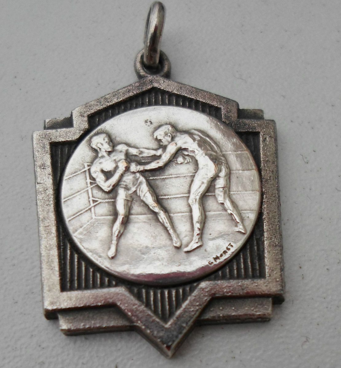  1920 s Boxing Award Sport Prize Medal