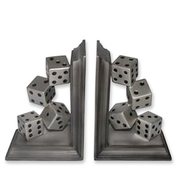  antique silver dice bookends these antique silver dice bookends 